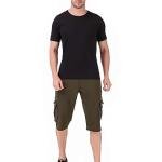 Men's Cargo Capri Shorts with 9 Pockets