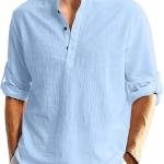 Men Solid Cotton Blend Straight Kurta Shirt