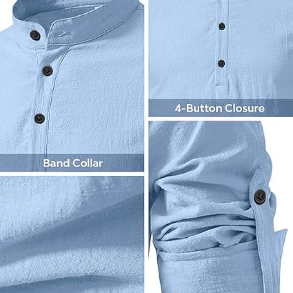 Men Solid Cotton Blend Straight Kurta Shirt