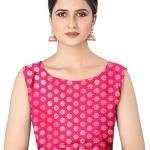 Women's Woven Banarasi Silk Saree with Blouse Piece