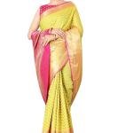 Women's Woven Banarasi Silk Saree with Blouse Piece